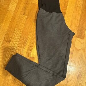 Motherhood Charcoal and Black work pants w/ pockets